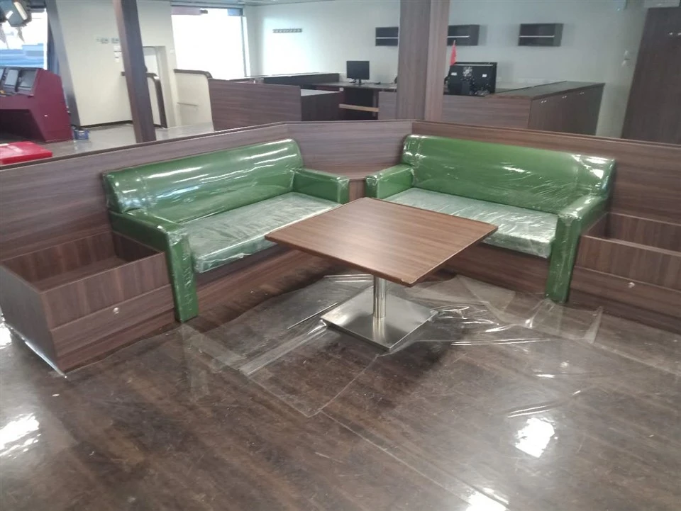 Muebles ligeros para barcos en forma de panal